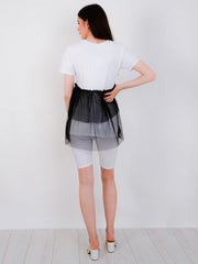 Coco Love Mesh Layered T-Shirt