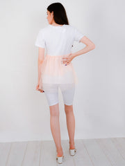 Coco Love Mesh Layered T-Shirt