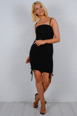 Ruched Detail Mini Dress