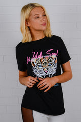 Wild Soul Tiger Print T-Shirt