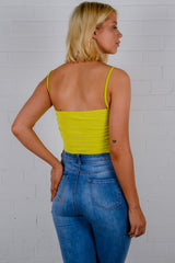 Ruched Cami Bodysuit