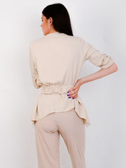 Waterfall Drawstring Blazer