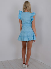 Häkelkleid mit Zeilenkleid