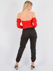 Cross Knot Front Bandeau Top