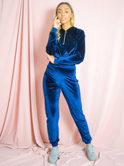 Velours zip hoodie & jogger coöperatie