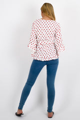 Herzdruck Frill Saum Gürteltier