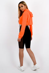 Zip Up Cropped Hoodie