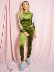 Velor Side Streifen -Liegestreifen -Loungeweise -Set