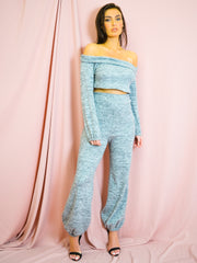 Strickstoff Bardot Top & Jogger Co-ordte