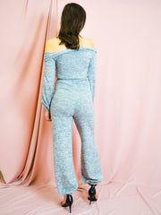 Strickstoff Bardot Top & Jogger Co-ordte