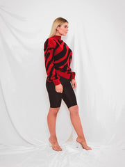 Zebra Knitted Jumper