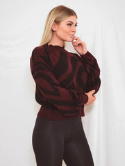 Zebra Knitted Jumper