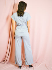 Coordenada de tapa y pantalón acanalado