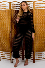 Coordenada de crochet top & pantalón