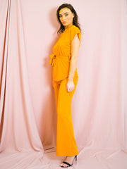 Coordenada de tapa y pantalón acanalado