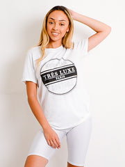 Tres Luxe Print T-Shirt