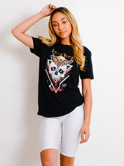 Camiseta impresa de Skull Liberte