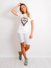 Camiseta impresa de Skull Liberte
