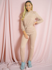 Wet Look Detail Shiny Co-ord