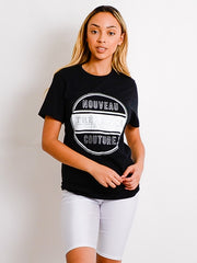Tres Luxe Print T-Shirt