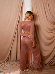 Coordenina de chenille lounge