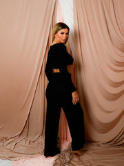 Coordenina de chenille lounge