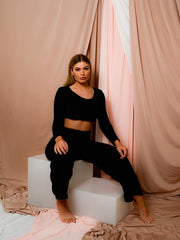 Coordenina de chenille lounge