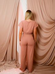 Ribbed Belted Lounge Set