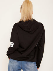 Kalifornien 98 Graphic Print Fleeced Hoodie