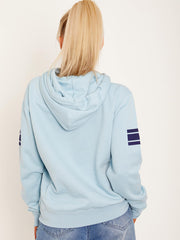 Kalifornien 98 Graphic Print Fleeced Hoodie