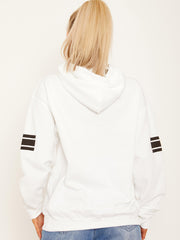 Kalifornien 98 Graphic Print Fleeced Hoodie