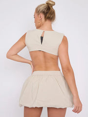 Detail Ballonkleid ausschneiden