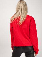 Queen Of Hearts Printed Sweatshirt Jumper