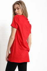 Guilty Slogan Printed T Shirt