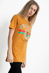 Femme Slogan Printed T Shirt
