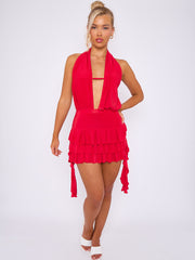 Rapper unteres Kleid mit Rückstand detaillierter