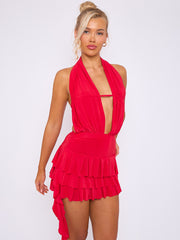 Rapper unteres Kleid mit Rückstand detaillierter