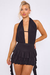 Rapper unteres Kleid mit Rückstand detaillierter