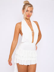 Rapper unteres Kleid mit Rückstand detaillierter