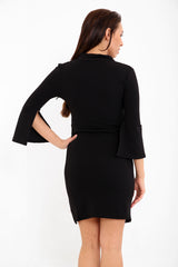 Ötenketten Detailkörperkleid