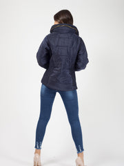 Chaqueta acolchada de forro de piel sintética