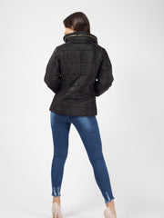 Chaqueta acolchada de forro de piel sintética