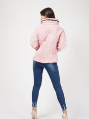 Chaqueta acolchada de forro de piel sintética