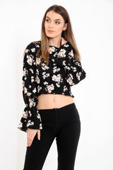 Kontrast Blumendruck sammeln saum