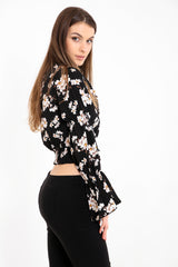 Kontrast Blumendruck sammeln saum