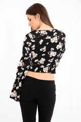 Kontrast Blumendruck sammeln saum