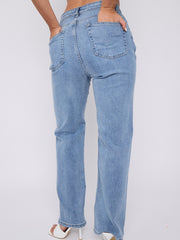 Diamante Studded Front Denim Jeans