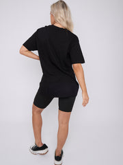 Bow Cherry Graphic Printed T-Shirt