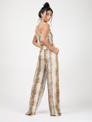 Snake Print Bralet And Trouser Co-ord
