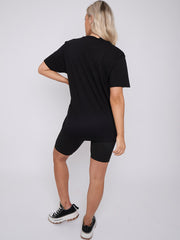 Tierdruck Teddy Grafik gedrucktes T-Shirt